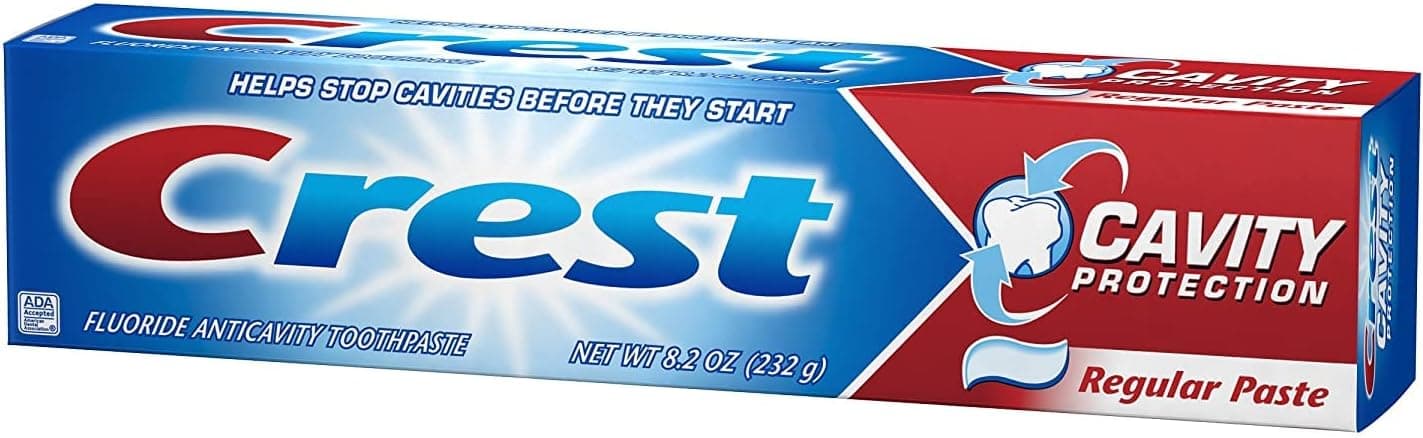 Crest Fluoride Anticavity Toothpaste, Prevents Cavities Before They Start, Regular Paste, 8.2 Ounce (Pack of 5) Mint 8.2 Ounce (Pack of 5) - Image 5
