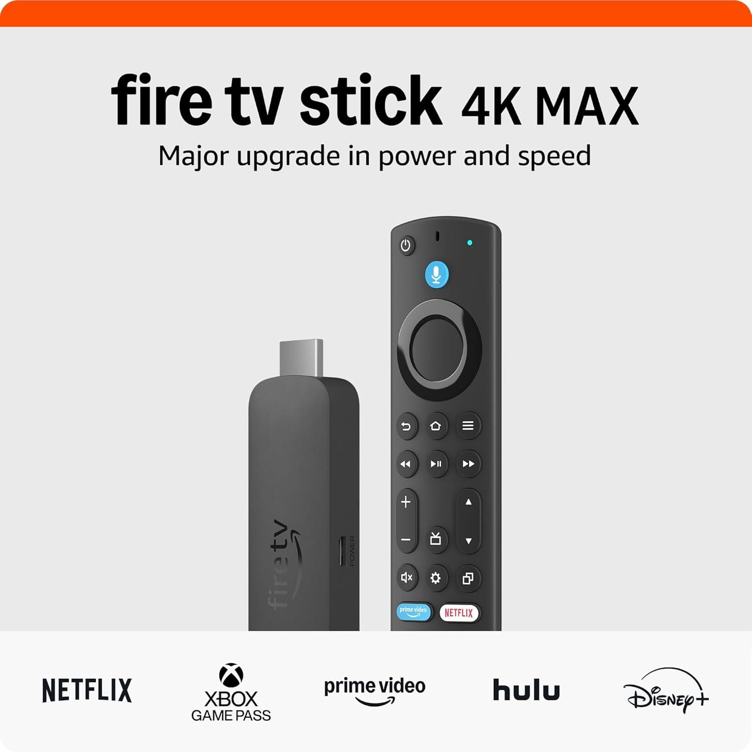 Amazon Fire TV Stick 4K Max (newest model), our most powerful 4K streaming stick with Wi-Fi 6E support, 16GB Storage, free and live tv