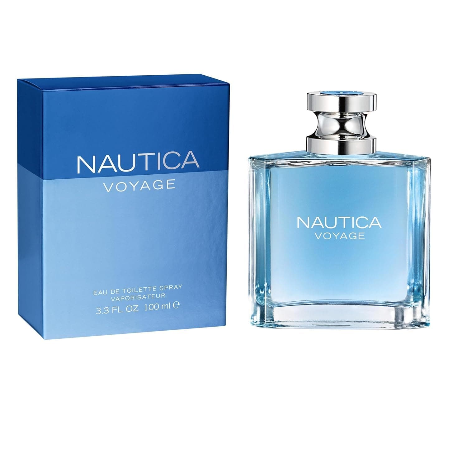 Nautica Voyage Eau De Toilette, Cologne at Pabango Para sa Lalaki, Sariwa, Romantiko, Prutas na Amoy na May Kahoy, Aquatic na Nota ng Apple, Water Lotus, Cedarwood, at Musk Ideal na Pagsusuot sa Araw, Matagal na Tumagal 3.3Fl oz Nautica Voyage 1 Count (Pack ng 1) - Image 5