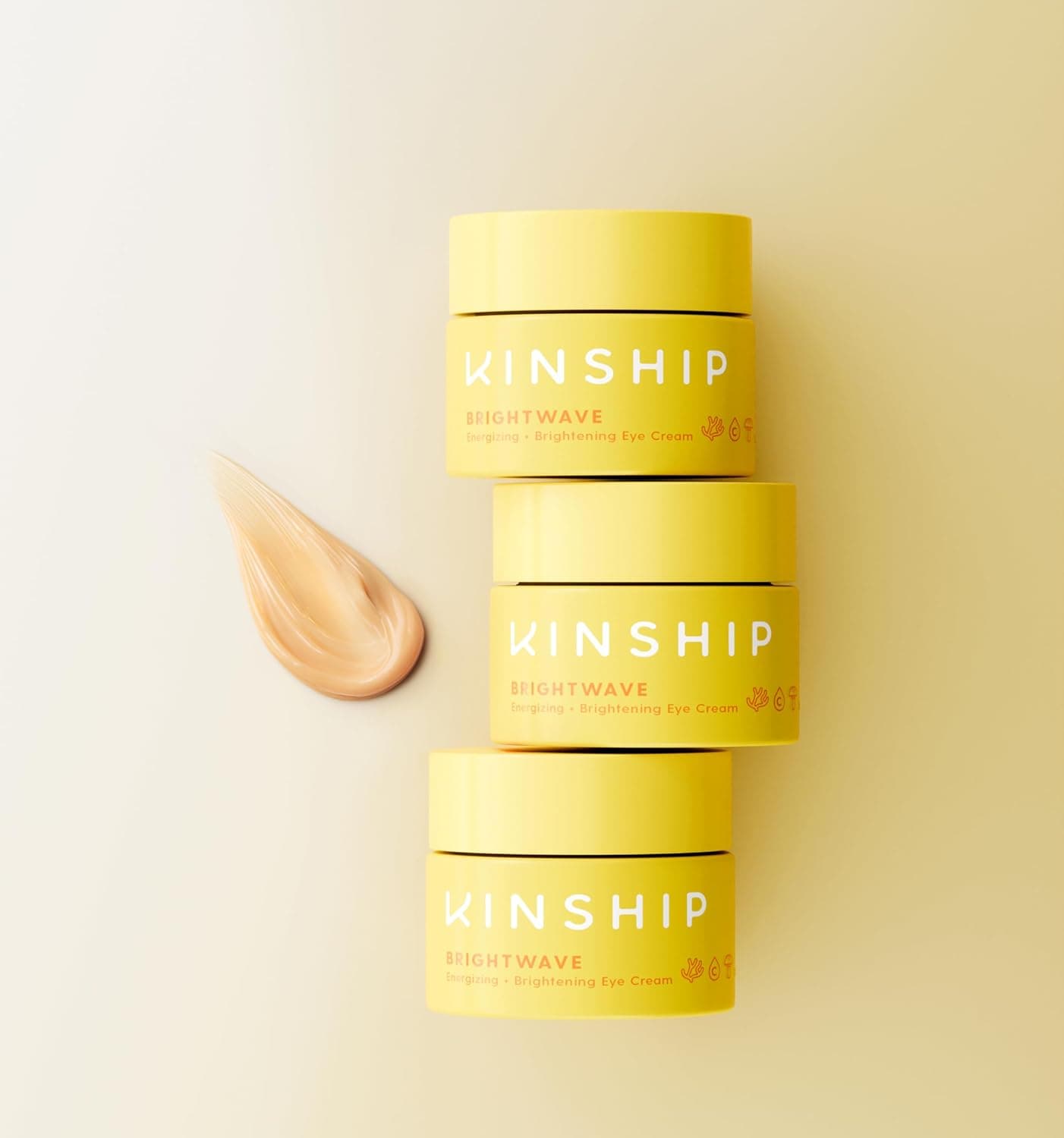 Kinship Brightwave Vitamin C Under Eye Brightener Cream for Sensitive Skin | Dark Circles Under Eye Treatment | Diminishes Fine Lines | Hydrating Eye Cream w/Antioxidants | Fragrance Free, (0.5 Oz) 0.5 Ounce (Pack of 1) - Image 7