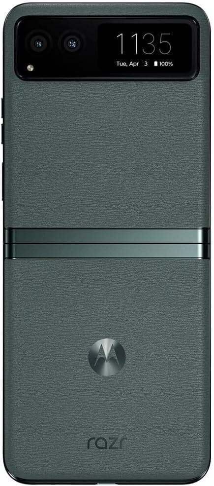 Motorola Moto Razr 40 5G 2023 (128GB, 8GB) 6.9" Foldable AMOLED, Snapdragon 7 Gen 1, Android 13 (T-Mobile Unlocked for Verizon, Metro, Boost, Global 4G) XT2323 (Sage Green) (Renewed) - Image 6