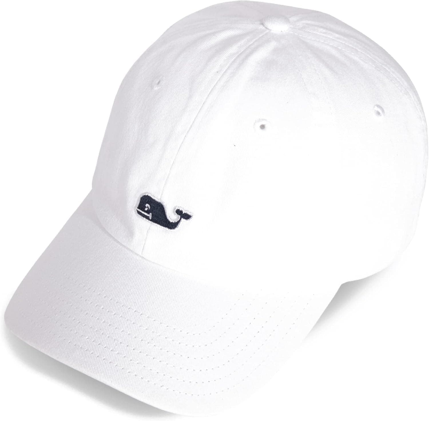 Vineyard Vines Men's Whale Logo Baseball Hat White Cap - Image 2
