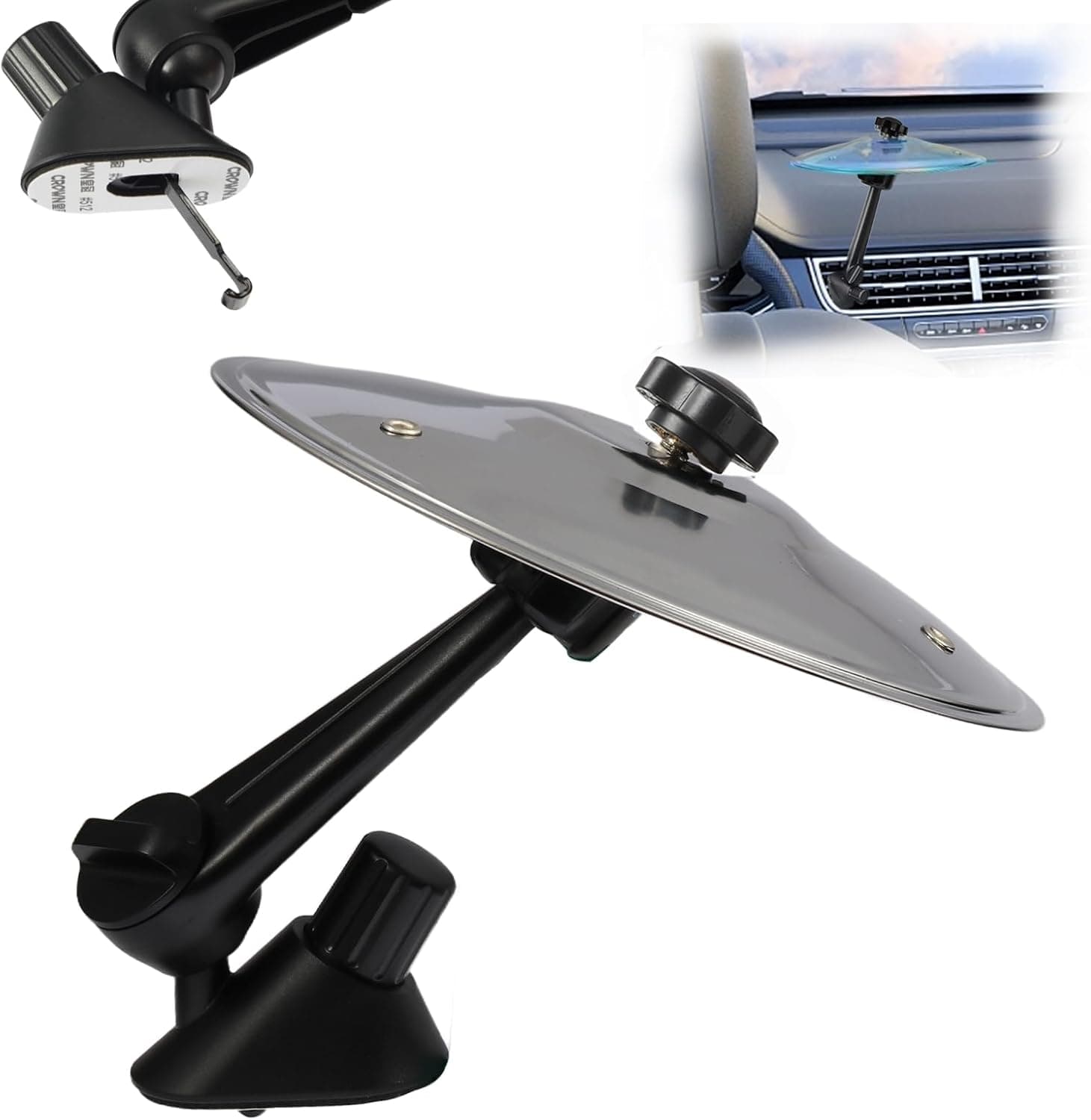 Car Cymbal Air Vent Car Crash Cymbal Air Vent Mini Drum Cymbal For Music Lovers - Image 2