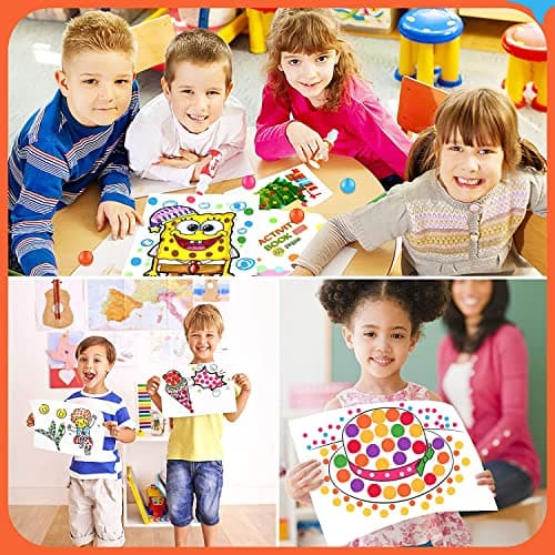 Dot Markers for Toddlers Kids Preschool, Bingo Daubers Washable Art Markers 8 Colors, Toddlers Arts and Crafts Supplies, Kids Painting Drawing Coloring Supplies, Dot Paint Craft Kit Preschool Learning - Image 5