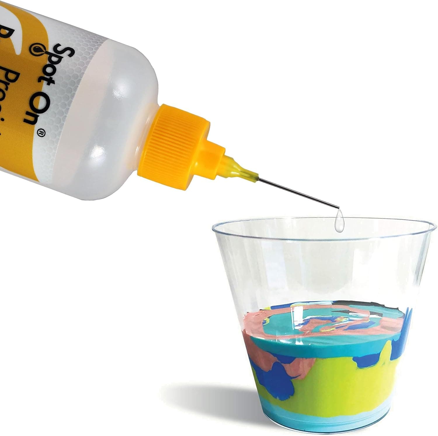 Pure Silicone Pouring Oil for Acrylic Painting - 100% Silicone for Superior Cell Creation - Acrylic Paint Pouring Medium - Made in The USA - Precision Needle Applicator - Image 3