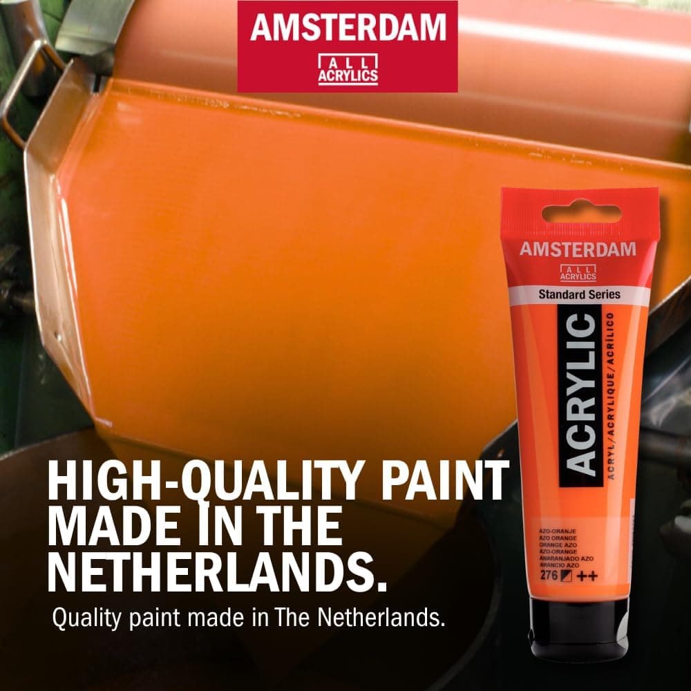 Amsterdam Acrylic Standard Series Paint Set 6x20ml, Pearl - Image 5