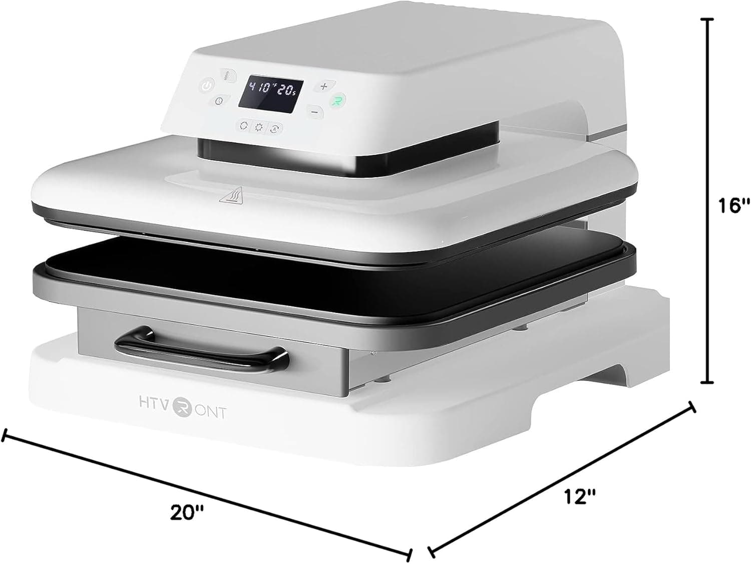 HTVRONT Auto Heat Press Machine for T Shirts - 15x15 Smart T Shirt Press Machine with Auto Release - Professional Heat Press for Sublimation, Vinyl, Heat Transfer Projects white - Image 10