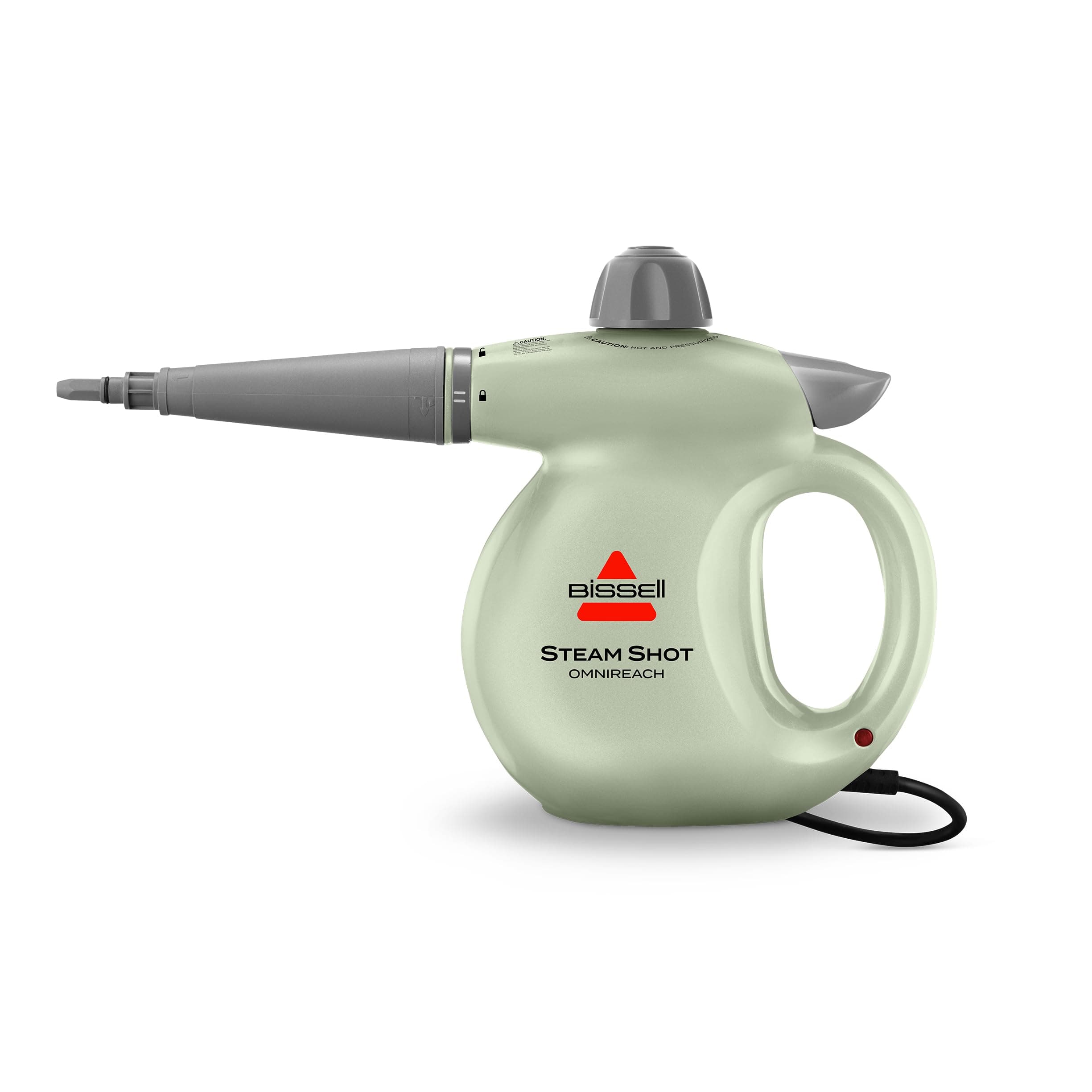 BISSELL® Steam Shot™ OmniReach handheld portable steam cleaner for tile, grout, windows, bathrooms, kitchens, fabric steaming tool Steam Shot OmniReach