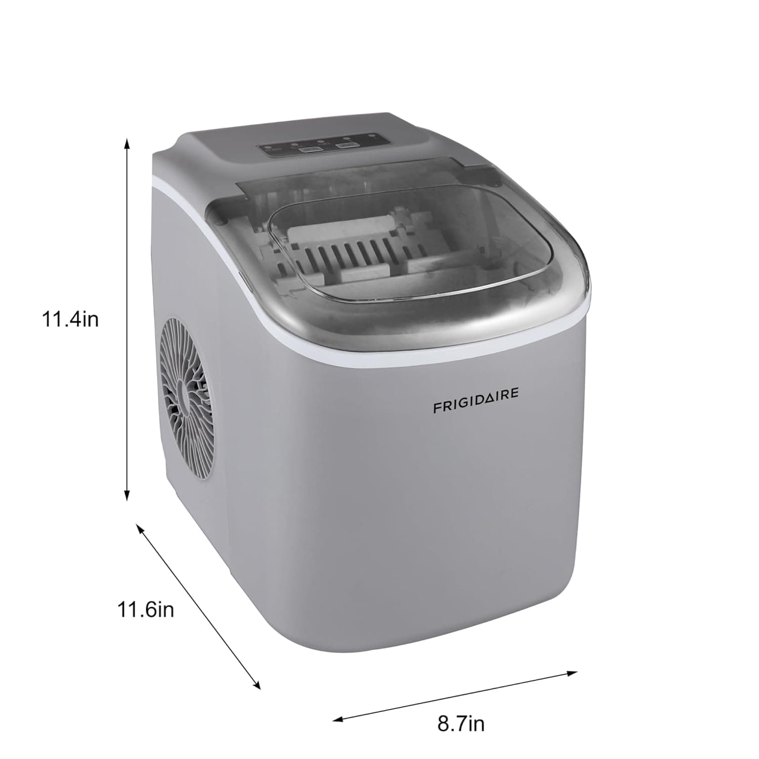 FRIGIDAIRE EFIC189-Silver Compact Ice Maker, 26 lb per Day, Silver - Image 10