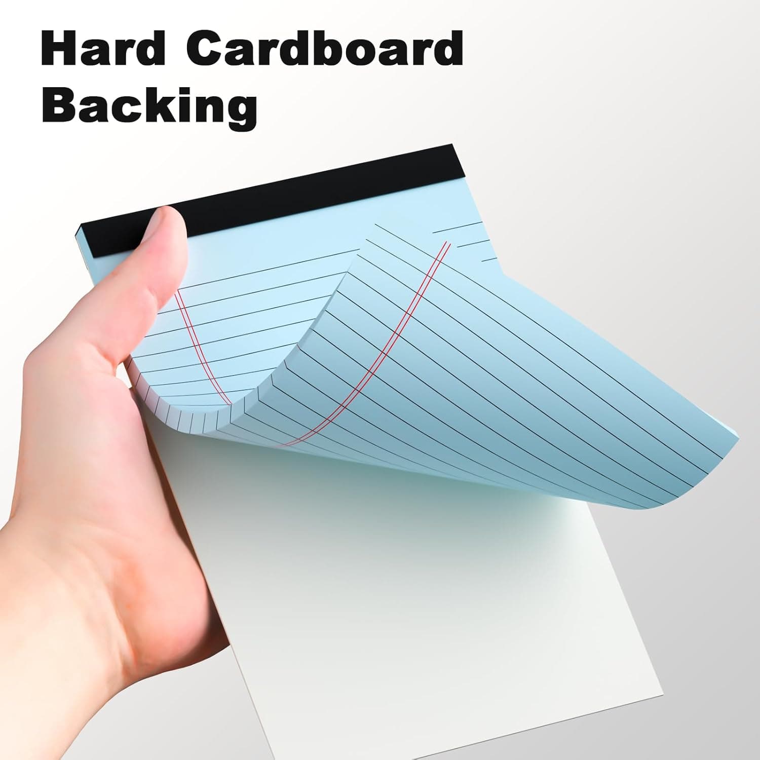 5pcs Small Note Pads 5x8 Notebook College Ruled Legal Pads Color Notepads 5 Pack Study Back Writing Pads 5 x 8 Perforated Narrow Ruled Pads of Paper for School & Office Supplies 30 Sheets/Pack Multicolor - Image 6