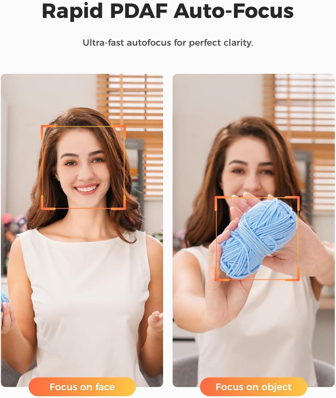 OBSBOT Tiny 2 Lite 4K Webcam for PC, AI Tracking PTZ Streaming Camera with 1/2" Sensor, Gesture Control, 60 FPS, HDR, Microphones, Web Camera for Desktop Computer, Laptop, Meeting, Video Calls, etc. - Image 9