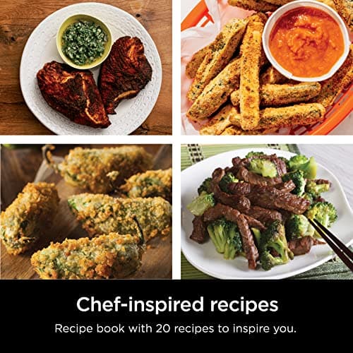Ninja | Air Fryer | 4 QT Capacity | 4-in1 Roast, Crisp, Roast, Reheats, & Dehydrates | Dishwasher Safe Parts | Includes 20 Easy & Healthy Recipes | Compact | Grey | AF101 - Image 6