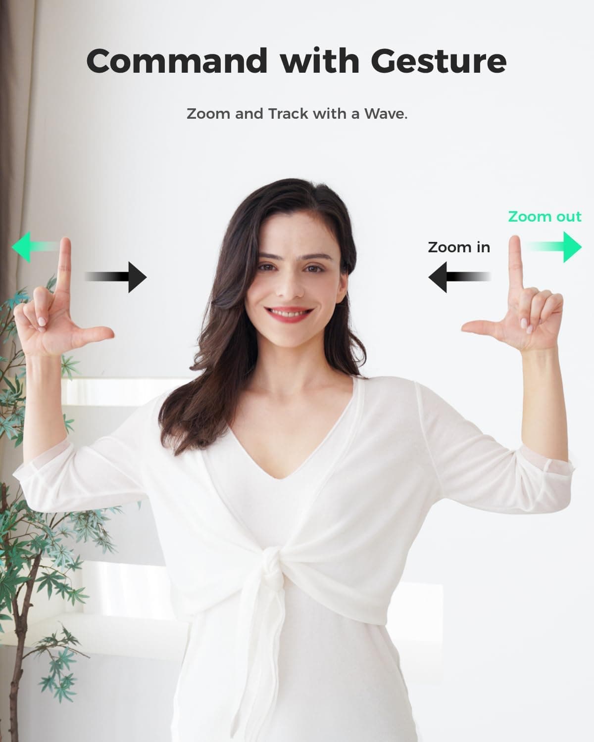 OBSBOT Tiny SE 1080P 100FPS Webcam for PC, AI Tracking PTZ Streaming Camera with 1/2.8" Sensor, Gesture Control, Dual ISO, Staggered HDR, Web Camera for Desktop Computer, Laptop, Meeting, Video Calls - Image 10