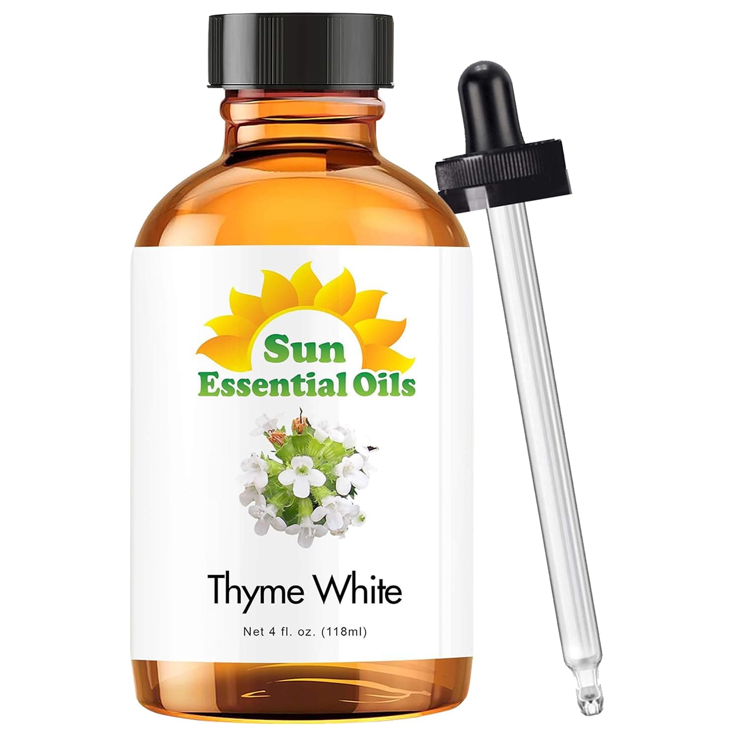 Sun Essential Oils Thyme Essential Oil 2 oz - Aromatherapy Oil