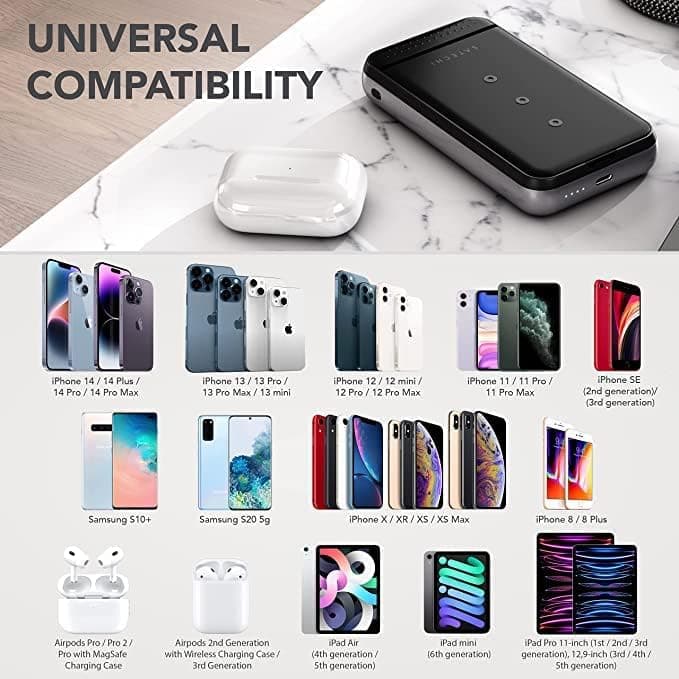 Satechi Duo Wireless Charger Stand & 10000 mAh Power Bank – Portable Charger Power Bank – 3 in 1 Wireless Charging Stand – for iPhone 17 to 12 Series, AirPods Pro/4/3, Apple Watch Series/Ultra/SE - Image 5