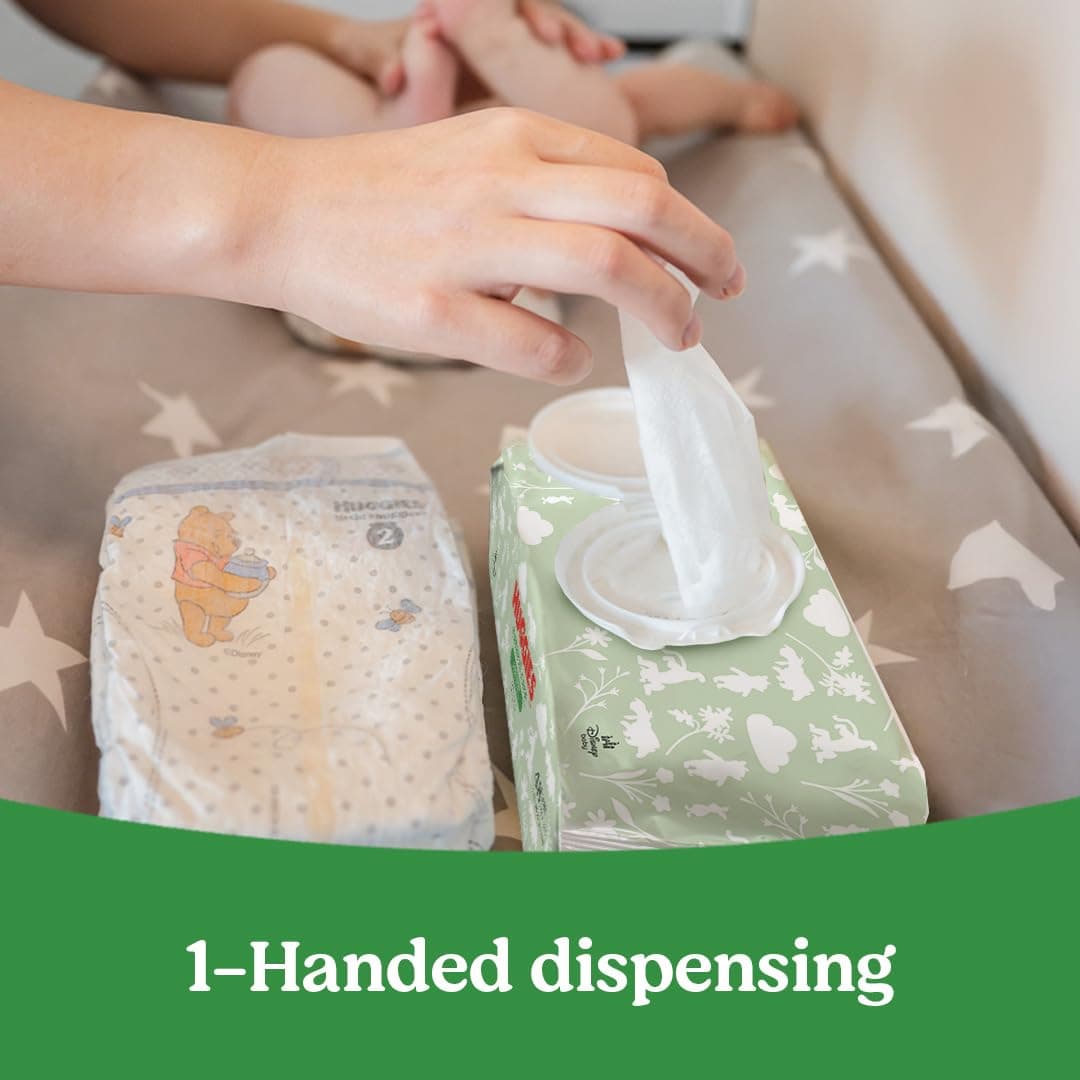 Huggies Natural Care Sensitive Baby Wipes, Unscented, Hypoallergenic, 6 Flip-Top Packs (288 Wipes Total) 48 Count (Pack of 6) - Image 8