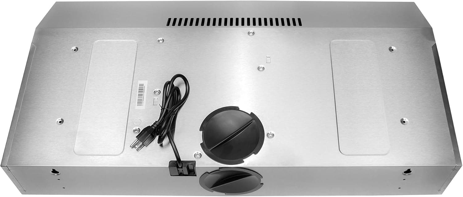 COSMO COS-5MU36 36 in. Delta Collection Ducted Under Cabinet Range Hood, Button Controls, Reusable Filters, LED Lights, Stainless Steel Stainless Steel 36 inch - Image 13