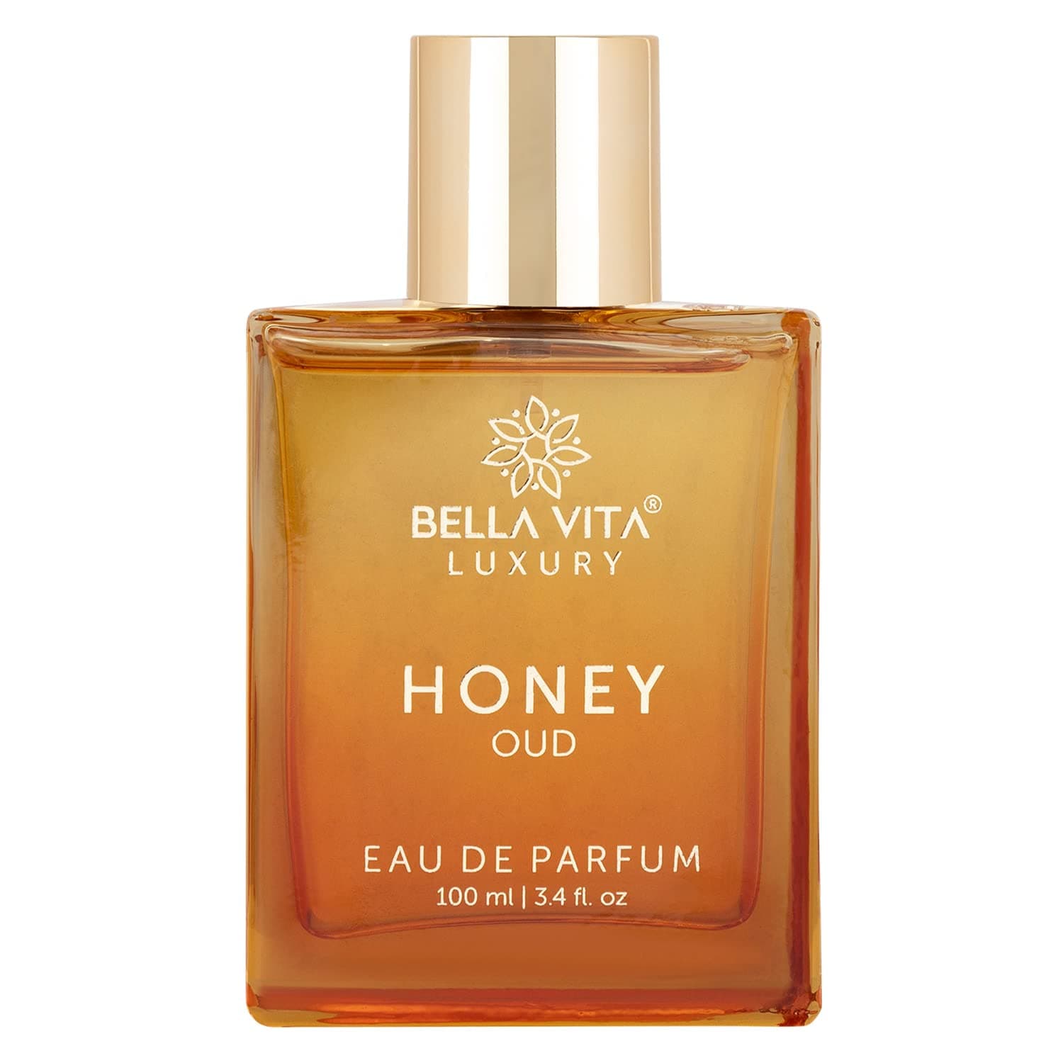 BellaVita Luxury Honey Oud Eau de Parfum (3.4 fl. oz.) | Patchouli, Vanilla, Bergamot, Floral & Spicy + Made with Clean & Vegan Essentials Oils + Cruelty Free | Long-Lasting Unisex Fragrance - Image 2