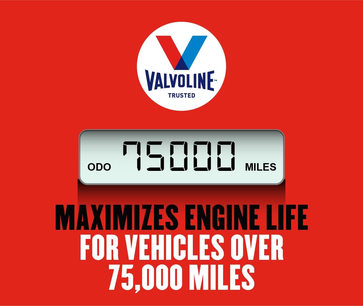Valvoline High Mileage with MaxLife Technology SAE 5W-30 Synthetic Blend Motor Oil 5 QT High Mileage 5 qt (Pack of 1) 5W-30 - Image 4