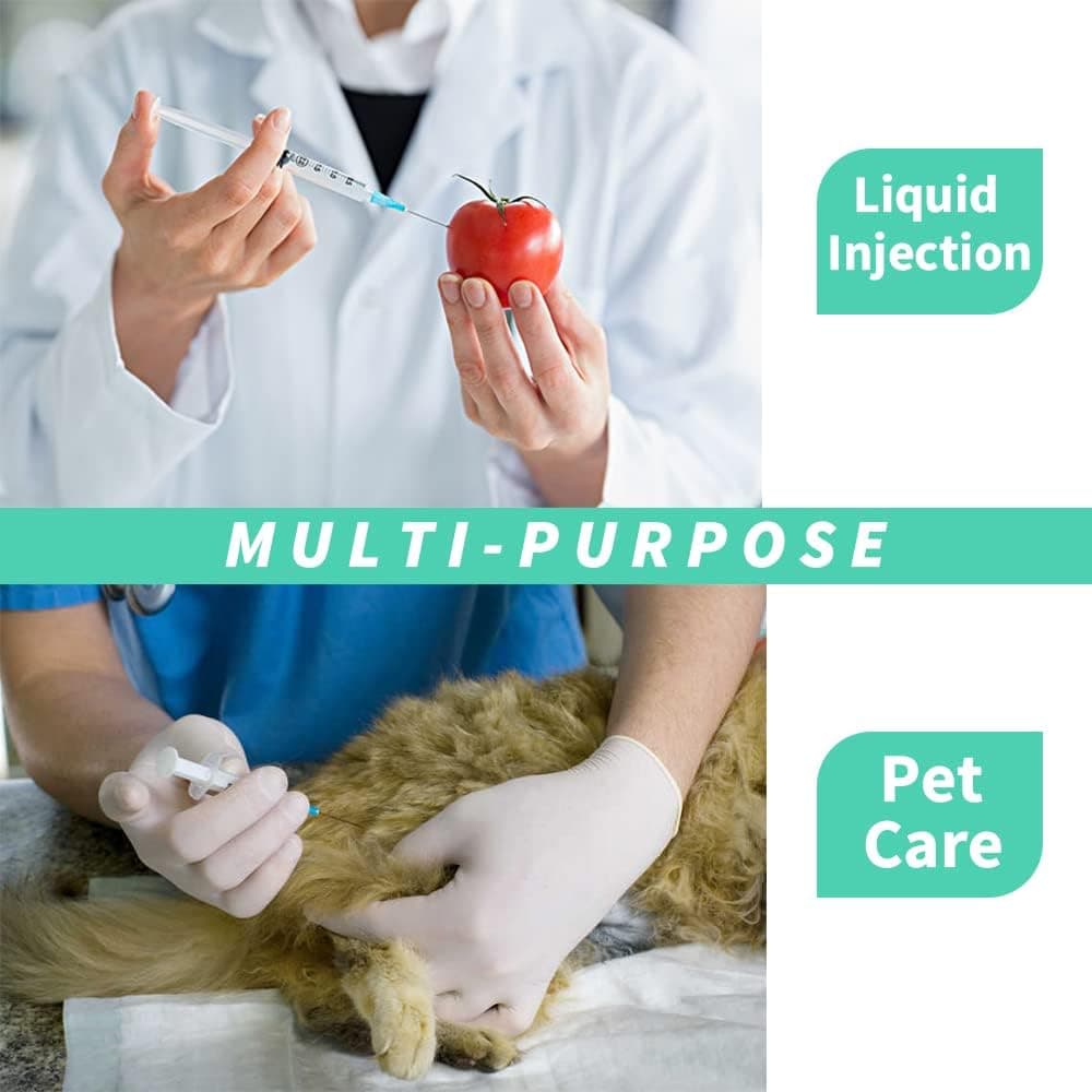 4 Pack 3ml Disposable Syringe with 23Ga 1.0 Inch, Luer Lock Syringes, Individual Sterilized Wrapped - Image 4