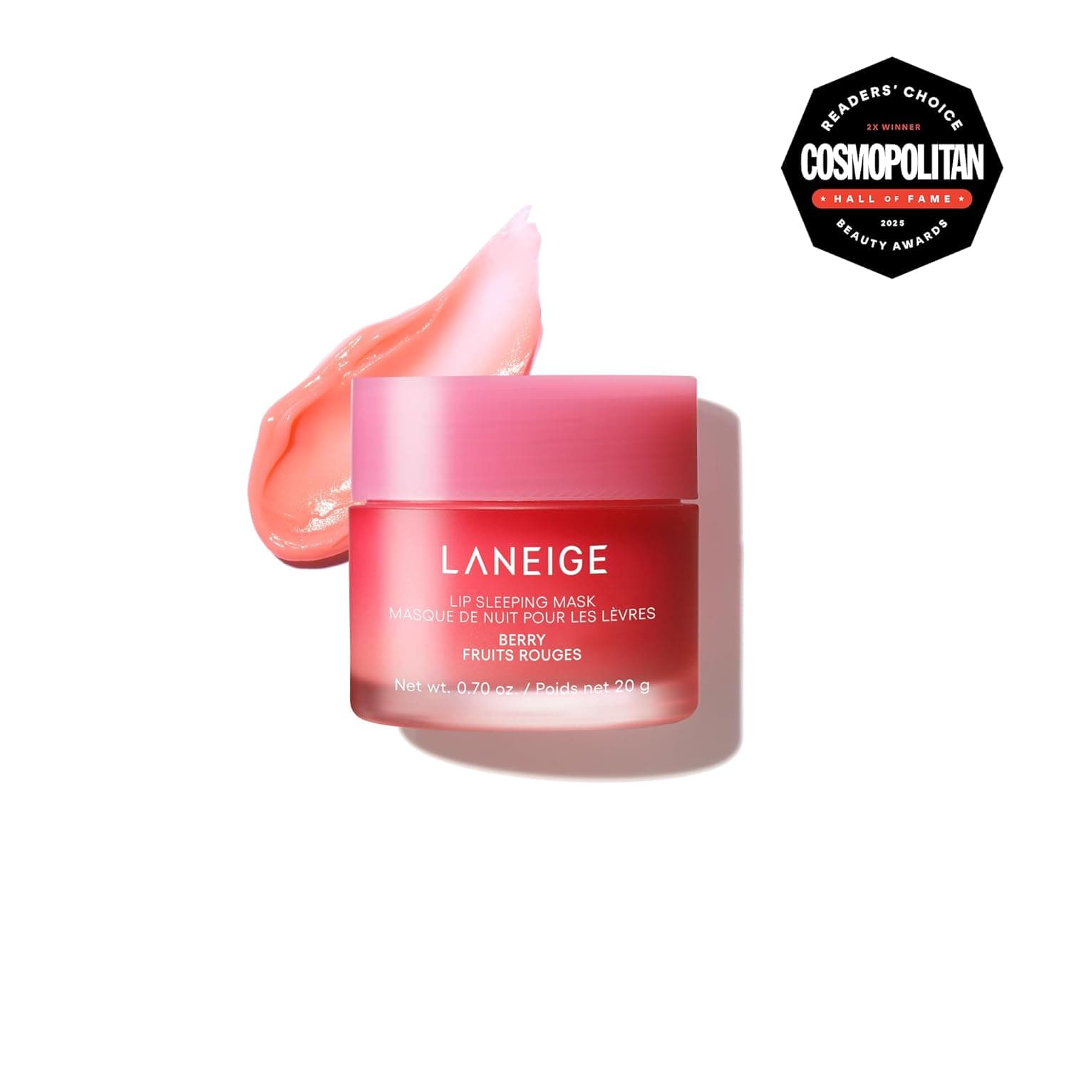 LANEIGE Lip Sleeping Mask: Nourish, Hydrate, Vitamin C, Murumuru & Shea Butter, Antioxidants, Flaky, Dry Lips Berry - Image 2