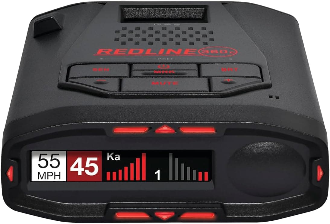 Escort Redline 360c Plug and Play Radar Detector - Extreme Range, Rapid Response Times, Full Stealth, 360 Degree Awareness, Advanced Filtering, Built-in WiFi, Apple CarPlay & Android Auto Compatible Redline 360c Radar Detector - Image 2