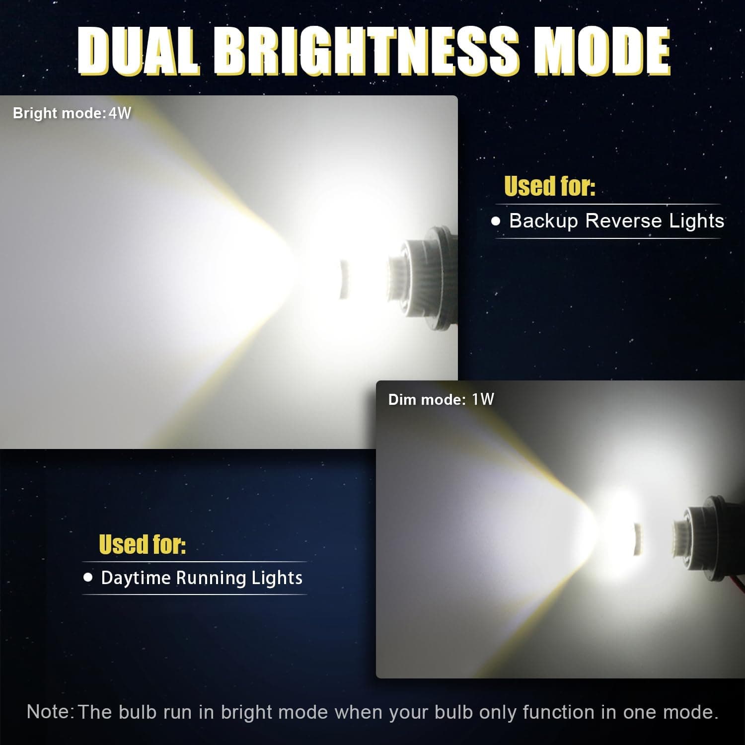 iBrightstar 3157 Bombilla LED Blanca, 4157 3156 Bombillas de Luz de Reversa Súper Brillantes para Luces de Freno Traseras, Luces de Respaldo, Luces de Señal de Giro, Paquete de 2 3157 Blancas - Image 5