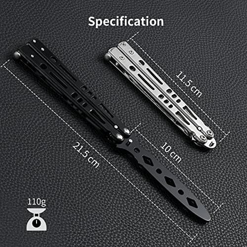 Vudwson Practice Tool with Cool Color Design, Full Stainless Steel, Set of 3 Color (Black&Silver&Colorful) - Image 7