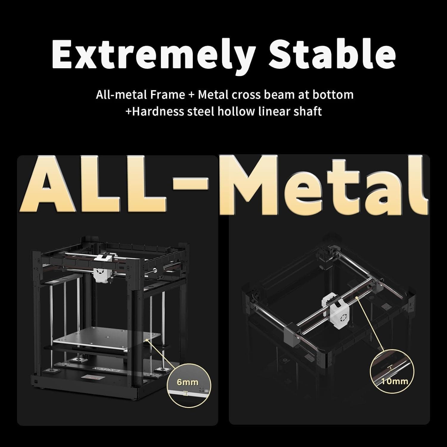 QIDI MAX3 3D Printer, High-Speed Large Size 3D Printers, 600mm/s Fast Print, Fully Auto Leveling, 65℃ Chamber Heat, All-Around & High Precision Industrial Grade, Large Printing Size 12.8×12.8×12.4" - Image 4