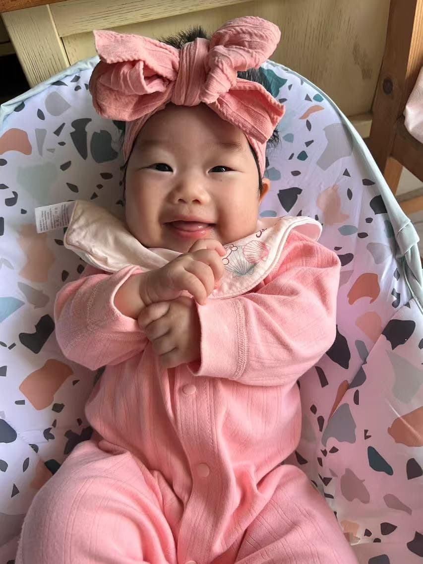 CÉLLOT 6 Pcs Baby Bows Headbands Nylon Hairbands Baby Girl Bows Hair Accessories for Newborn Infant Toddler Essentials (Classic Pink Series) - Image 9