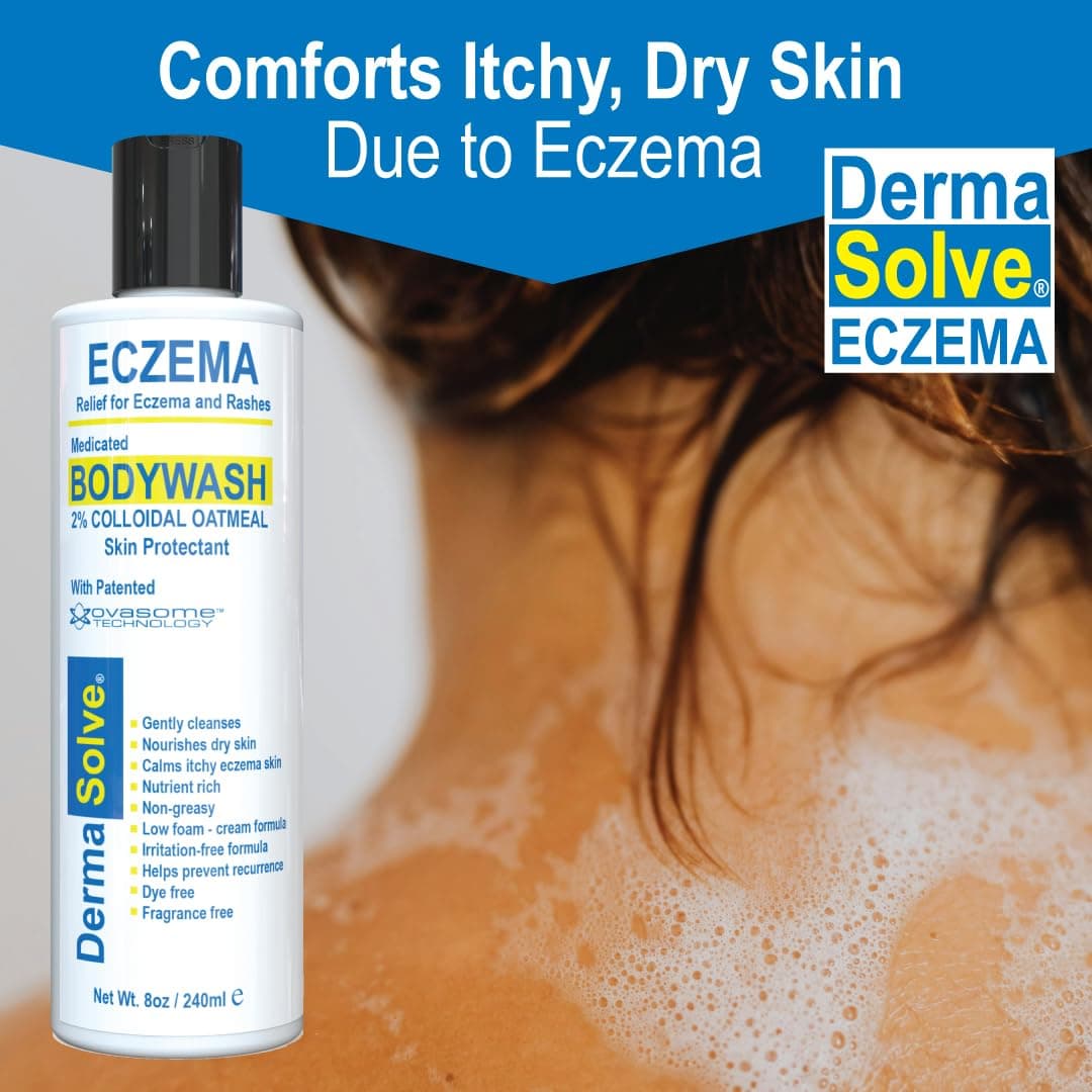 Dermasolve Eczema Relief Body Wash (2 Pack) | Protects, Moisturizes, and Repairs Skin - Kids, Babies & Adults - Steroid Free - Image 6