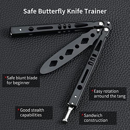 Vudwson Practice Tool with Cool Color Design, Full Stainless Steel, Set of 3 Color (Black&Silver&Colorful) - Image 3