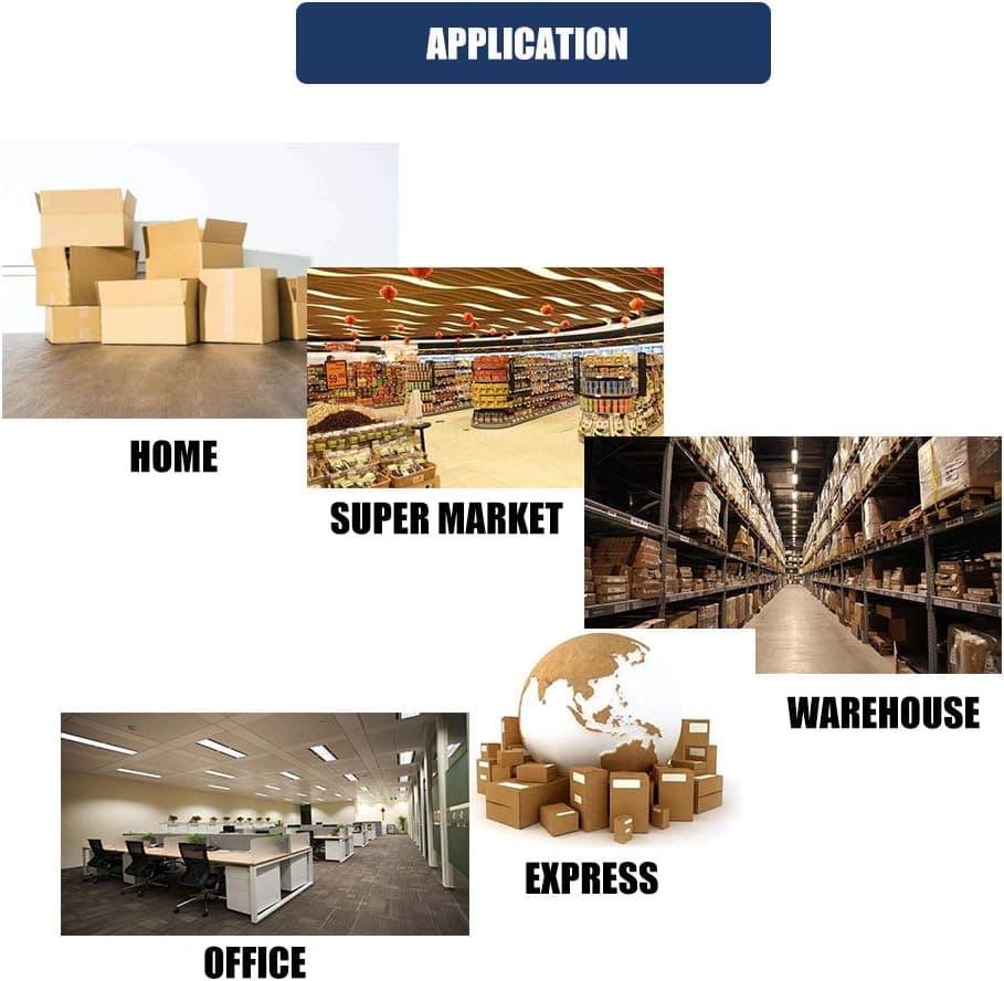 Heavy Duty Packing Tape 6 Rolls, Total 360Y, Clear, 2.7 mil, 1.88 inch x 60 Yards, Ultra Strong, Refill for Packaging and Shipping 6-PACK - Image 5