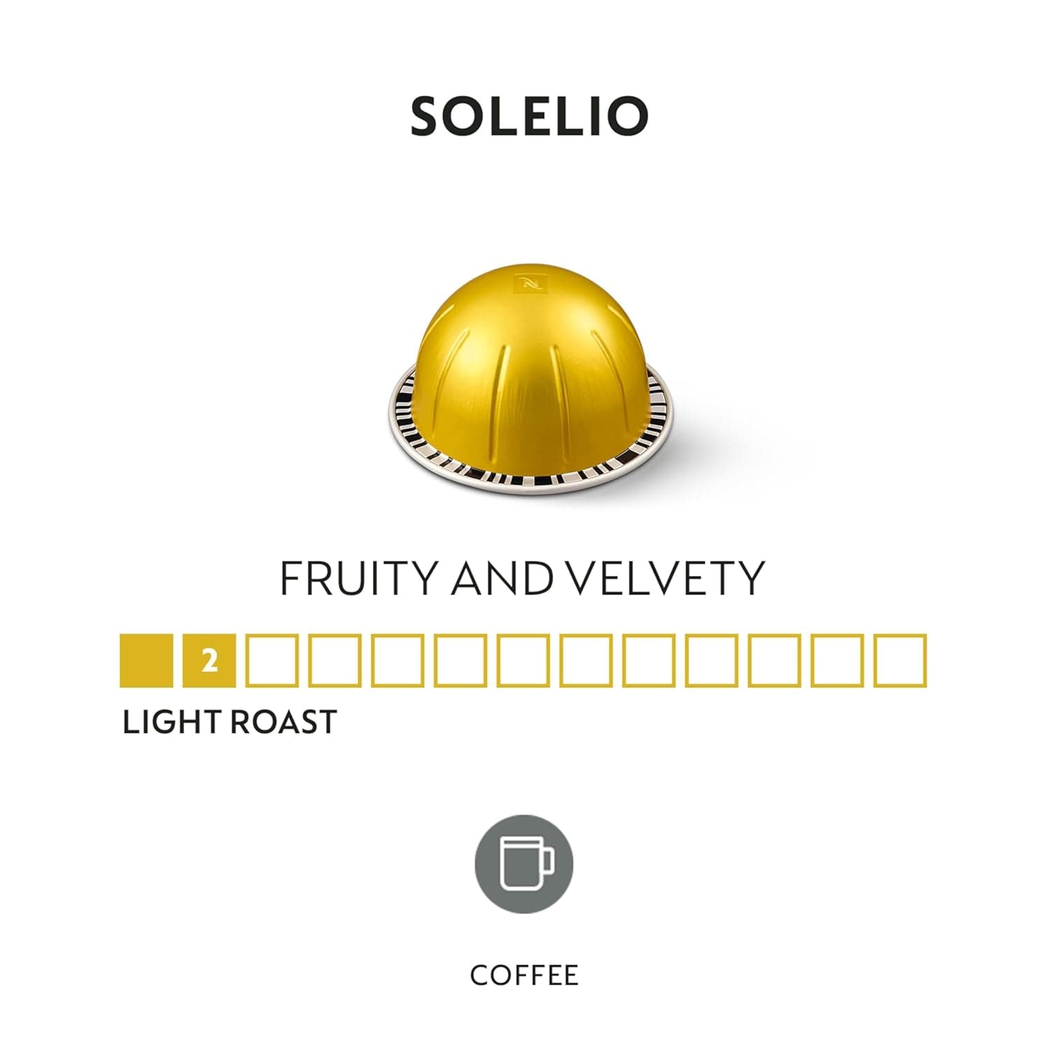 Nespresso Capsules Vertuo, Solelio, Mild Roast Coffee, 30-Count Coffee Pods, Brews 7.8 oz Solelio 30 Count (Pack of 1) - Image 4