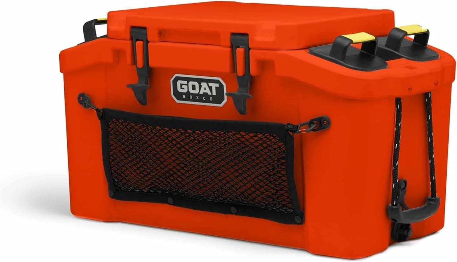 GOAT BOXCO HUB 50 System - Camping Cooler for Men & Women - Perfect for Hunting Essentials, Fishing Gear & Survival Gear - Small Cooler Picnic Basket for Road Trips & Hiking Desert Orange - Image 2