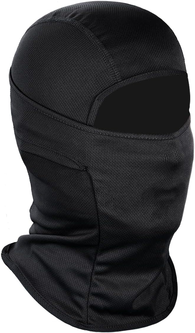 Achiou Ski Mask for Men Women, Balaclava Face Cover, Shiesty Mask UV Protector Lightweight for Motorcycle Snowboard Black 1 - Image 2