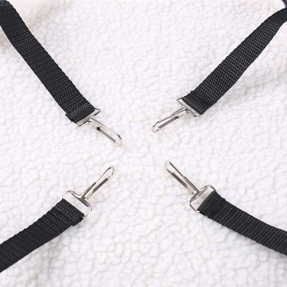 AKIRO for Kitten Cat Cage Cage Hammock, Hanging Bed Round Dot Tower Zebra Leopard Pattern Warm Pet Hammock, Soft Plush Hanging Cat Bed Mat Winter Warm Cotton - Image 5