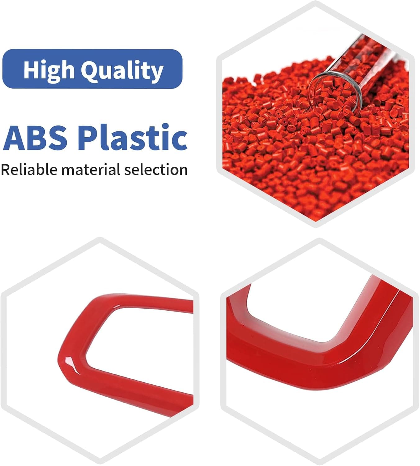 RT-TCZ for Wrangler JL Steering Wheel Trim Decal Panel Red for Jeep Wrangler JL JLU 2018 up for Gladiator JT 2020 up Red Interior Accessories 3pcs - Image 5