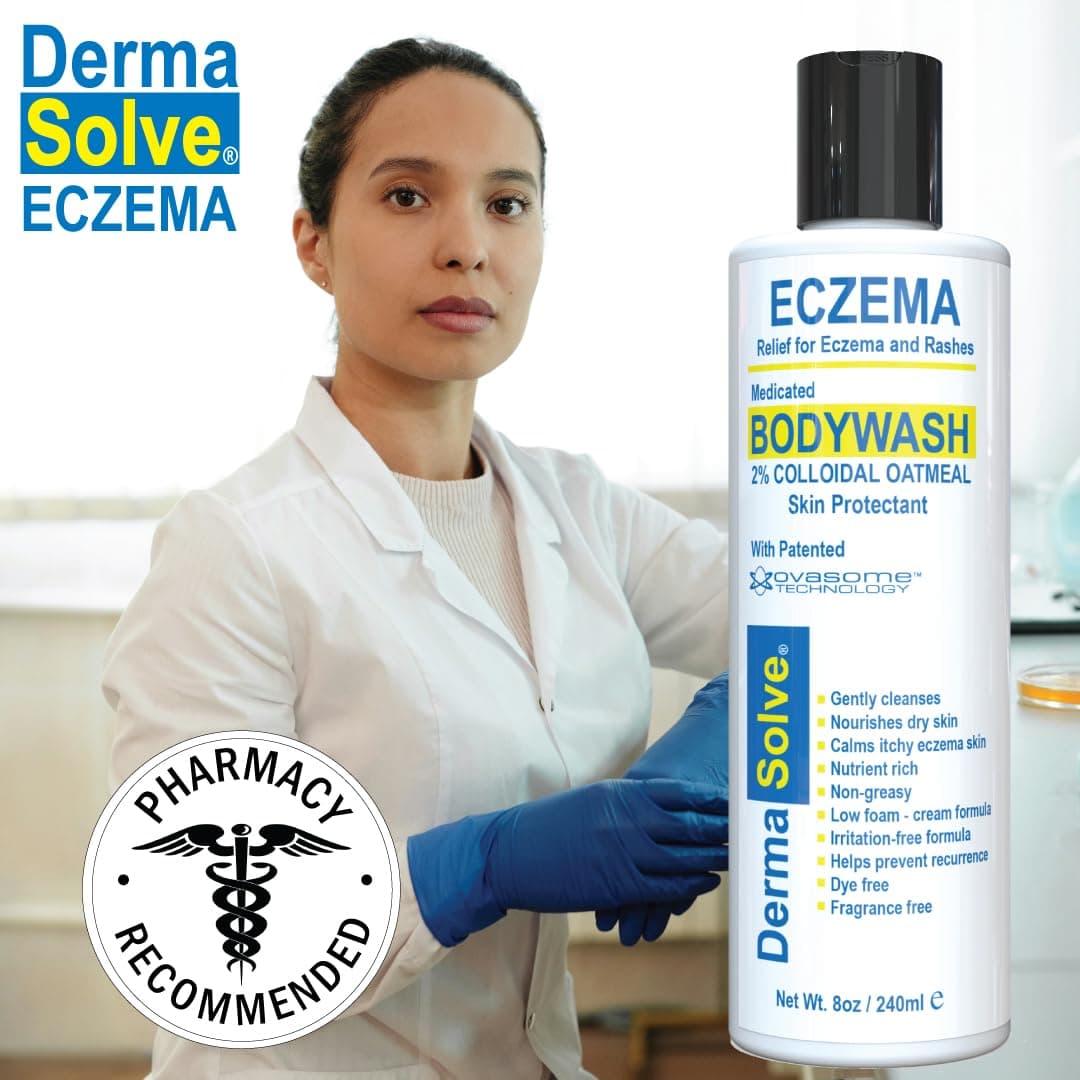 Dermasolve Eczema Relief Body Wash (2 Pack) | Protects, Moisturizes, and Repairs Skin - Kids, Babies & Adults - Steroid Free - Image 8