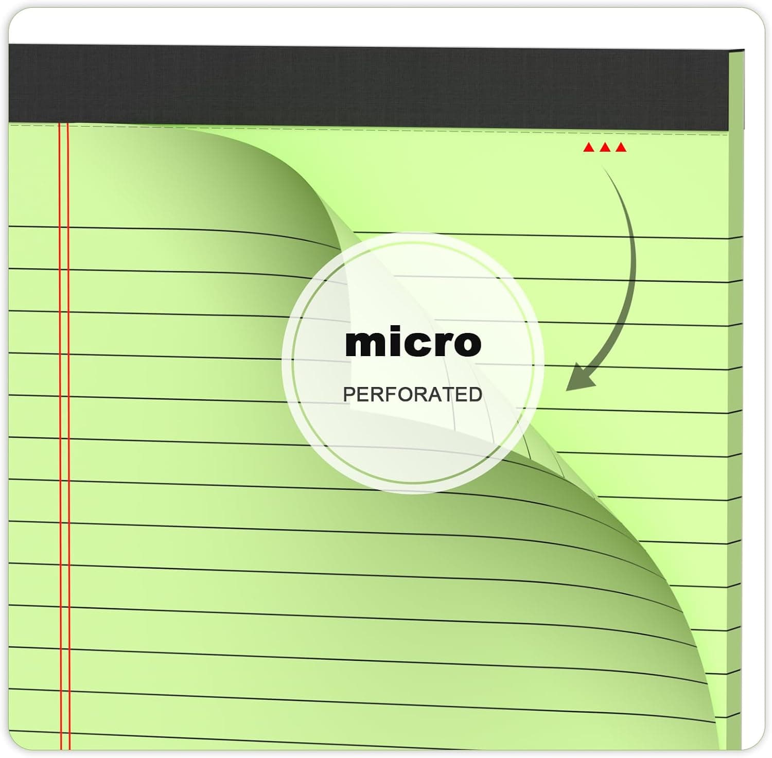 5pcs Small Note Pads 5x8 Notebook College Ruled Legal Pads Color Notepads 5 Pack Study Back Writing Pads 5 x 8 Perforated Narrow Ruled Pads of Paper for School & Office Supplies 30 Sheets/Pack Multicolor - Image 5