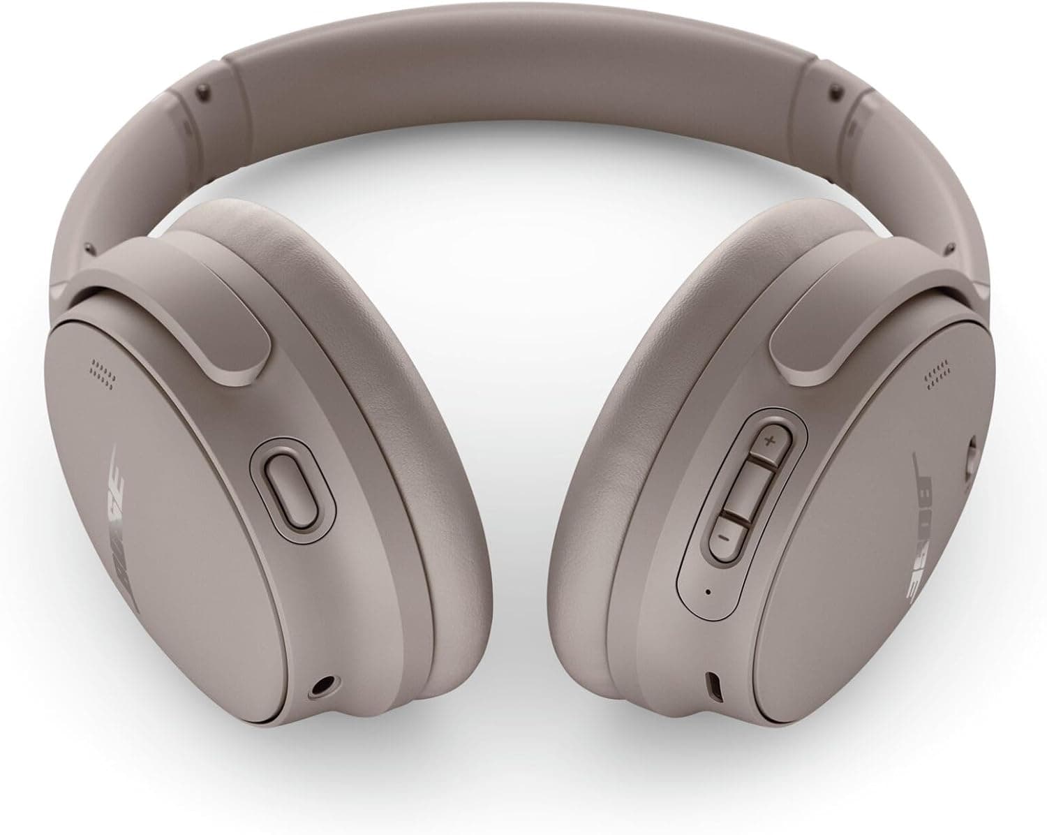 Bose QuietComfort Headphones - Wireless Bluetooth Headphones, Active Over Ear Noise Cancelling and Mic, USB-C Charging, Deep Bass, Up to 24 Hours of Playtime, Sandstone - Image 4