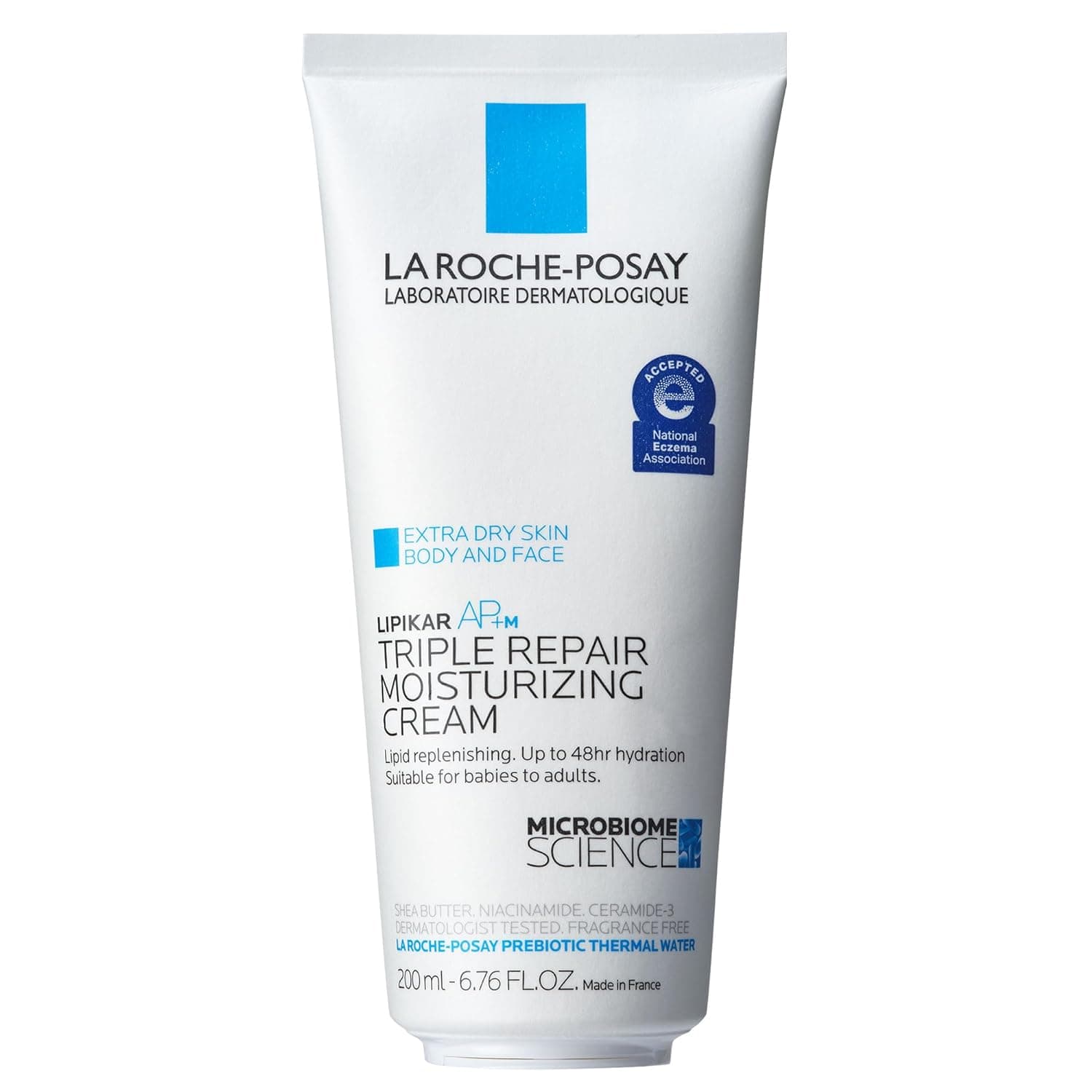 La Roche-Posay Lipikar AP+ Triple Repair Moisturizing Cream | Face & Body Lotion For Dry Skin | Shea Butter & Niacinamide Moisturizer | Gentle Face & Body Cream For Dry, Rough & Sensitive Skin 6.7 Fl Oz (Pack of 1) - Image 2