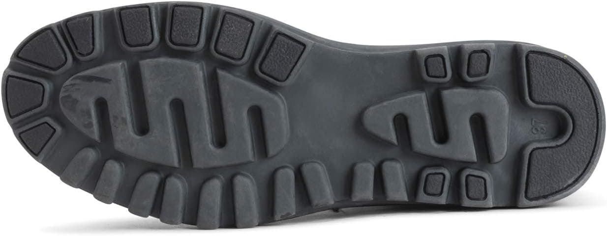 POLAR Womens Faux Fur Warm Thermal Waterproof Outdoor Walking Snow Winter Rubber Sole Calf Boots 5 Black - Image 5