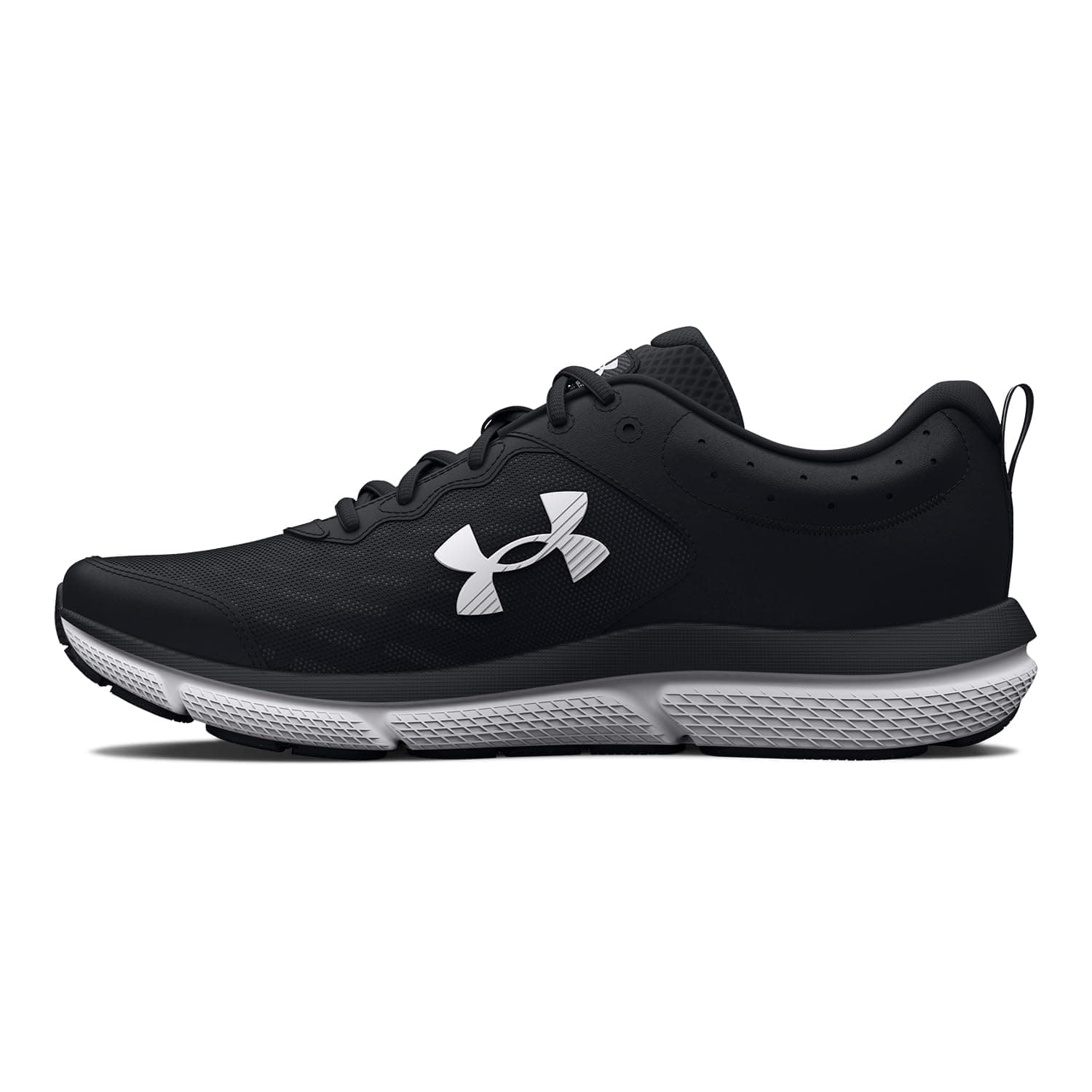 Under Armour Women's Charged Assert 10 Shoes 7.5 (001) Black/Black/White