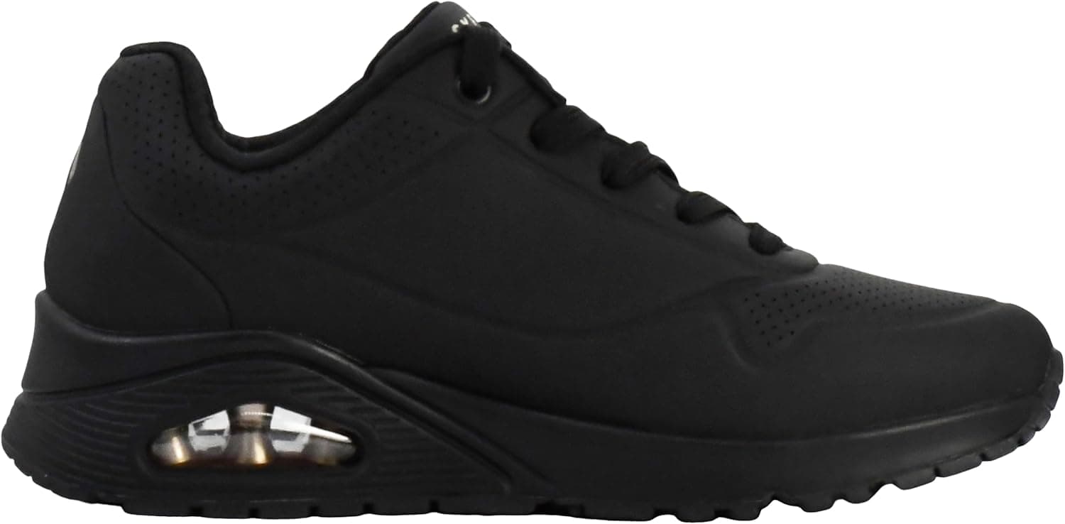 Skechers Womens Uno - Stand on Air 9 Black/Black - Image 7