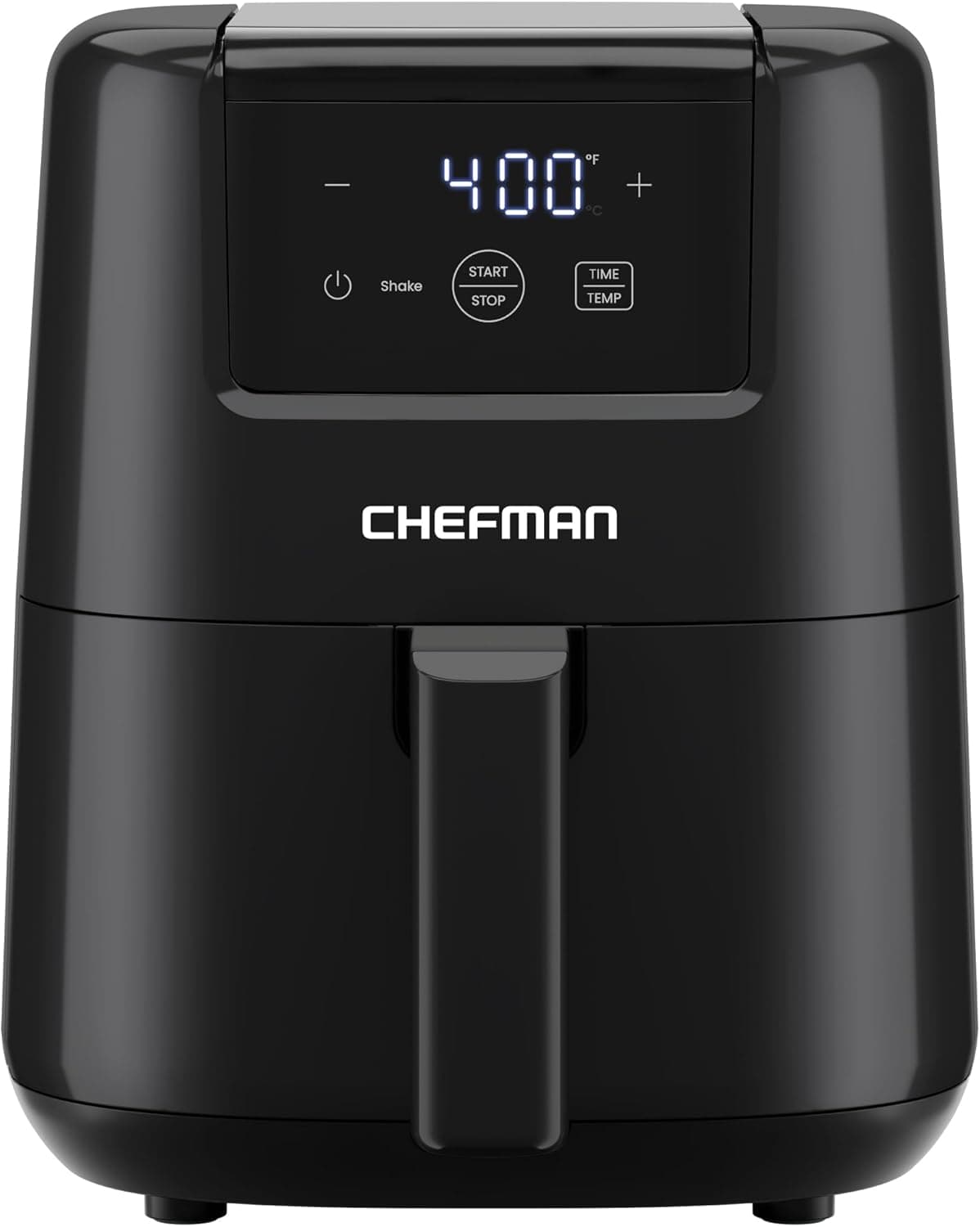 CHEFMAN 2 Qt Mini Air Fryer – Digital Space-Saving Compact Air Fryer with Nonstick and Dishwasher Safe Basket, Quick & Easy Meals in Minutes, Features Digital Timer and Shake Reminder – Black 2 Quart Black - Image 2