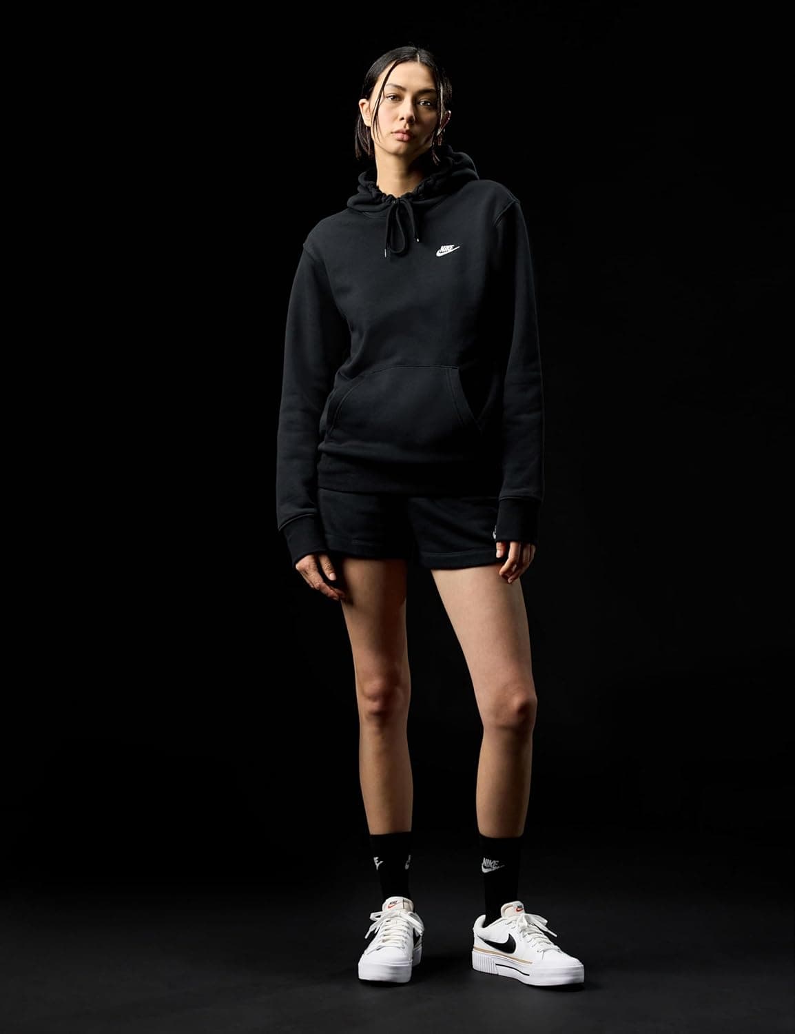 Nike Women's Court Legacy Lift Shoes 7 White/Black/Hemp/Team Orange - Image 8