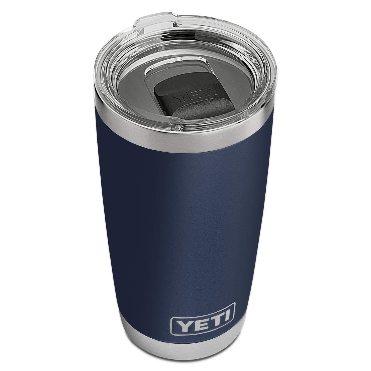 YETI Rambler 20 oz Stainless Steel Vacuum Insulated Tumbler w/MagSlider Lid Navy 20 Ounces