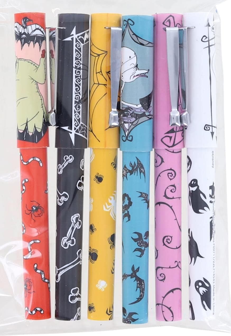 Innovative Designs Nightmare Before Christmas 6 Pack Pens with Sticky Note Tabs - Image 4
