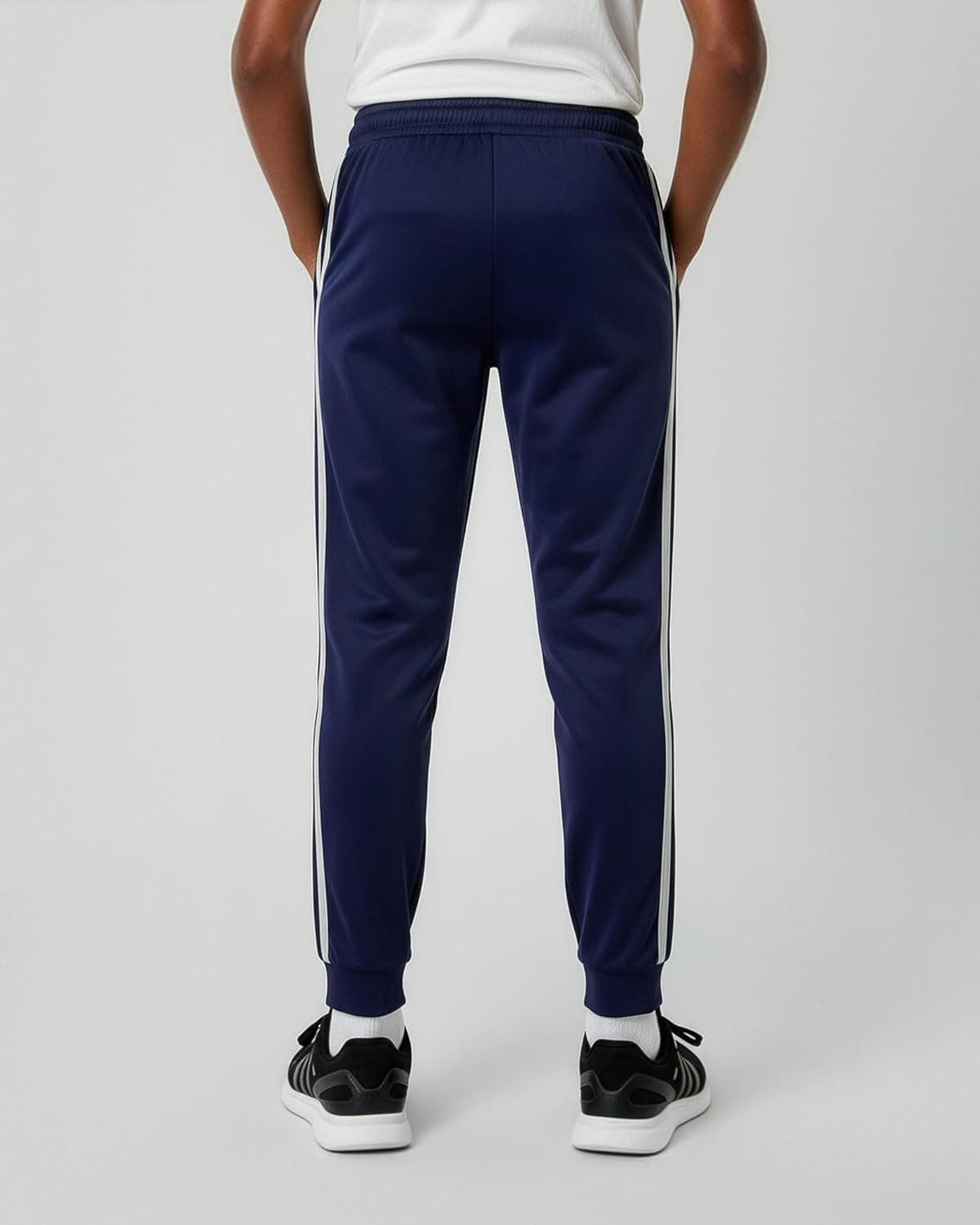 Real Essentials 3 Pack: Boys Joggers with Pockets – Boys Sweatpants Athletic Jogger Pants for Kids (Sizes 4–18) Large Set 1 - Image 7